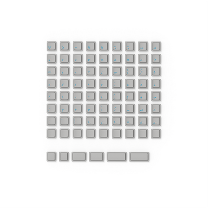 LAK 40S% Low-Profile PBT Keycaps – Dye-Sublimated, Compatible with Low-Profile Switches