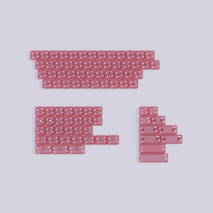 LCK Transparent 40% Low-Profile Keycap Set