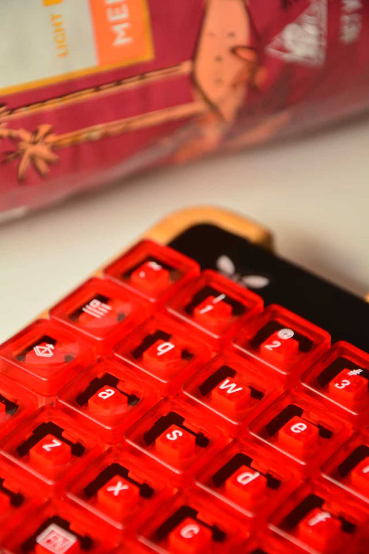 LCK Transparent 40% Low-Profile Keycap Set