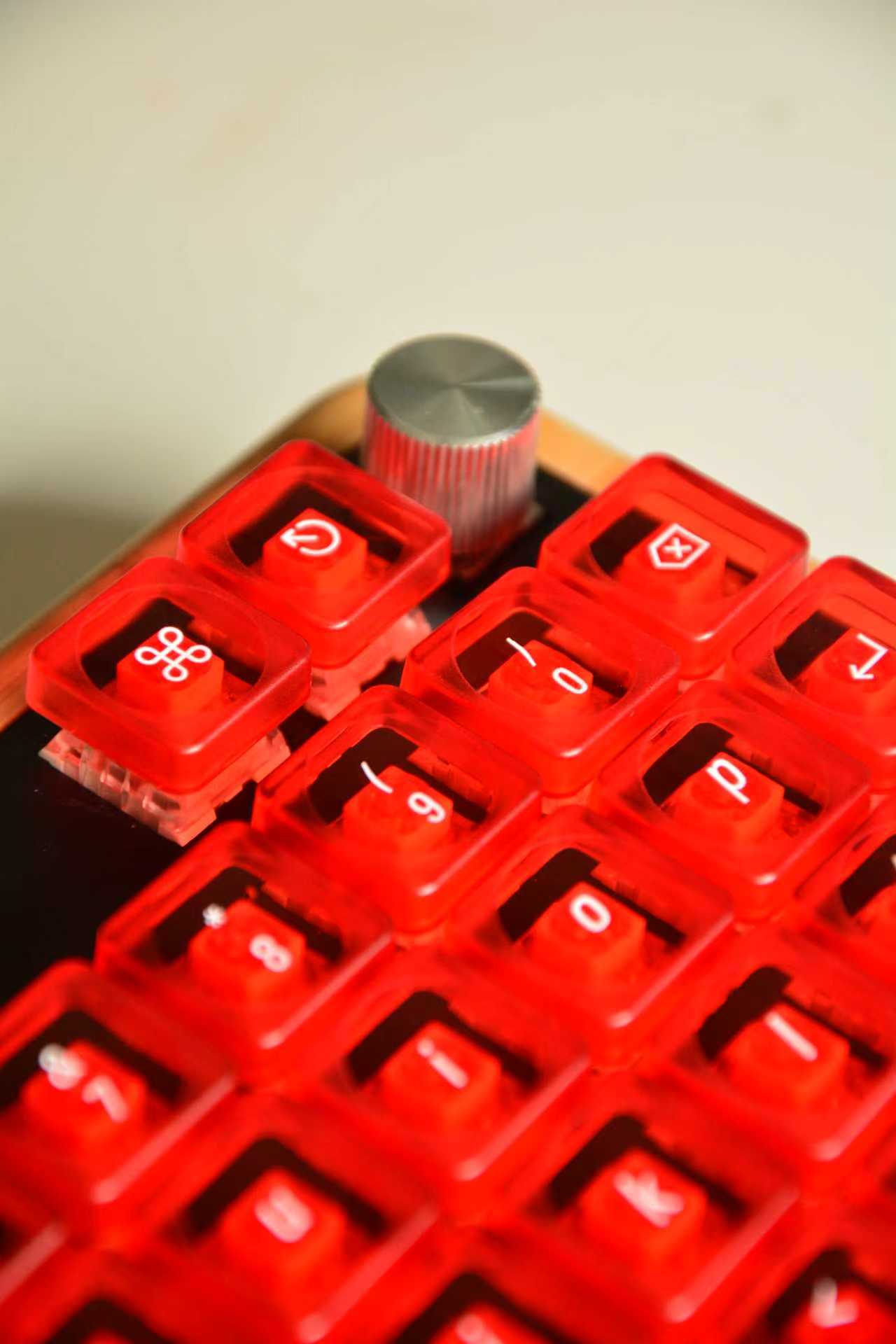 LCK Transparent 40% Low-Profile Keycap Set