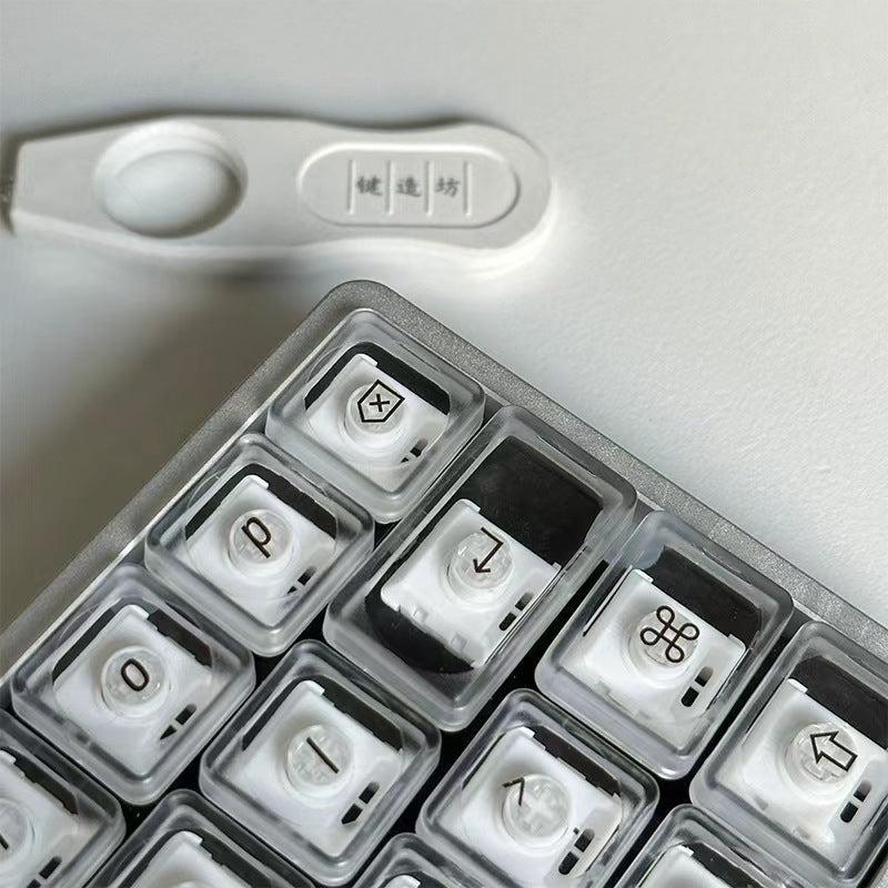 LCK Transparent 40% Low-Profile Keycap Set