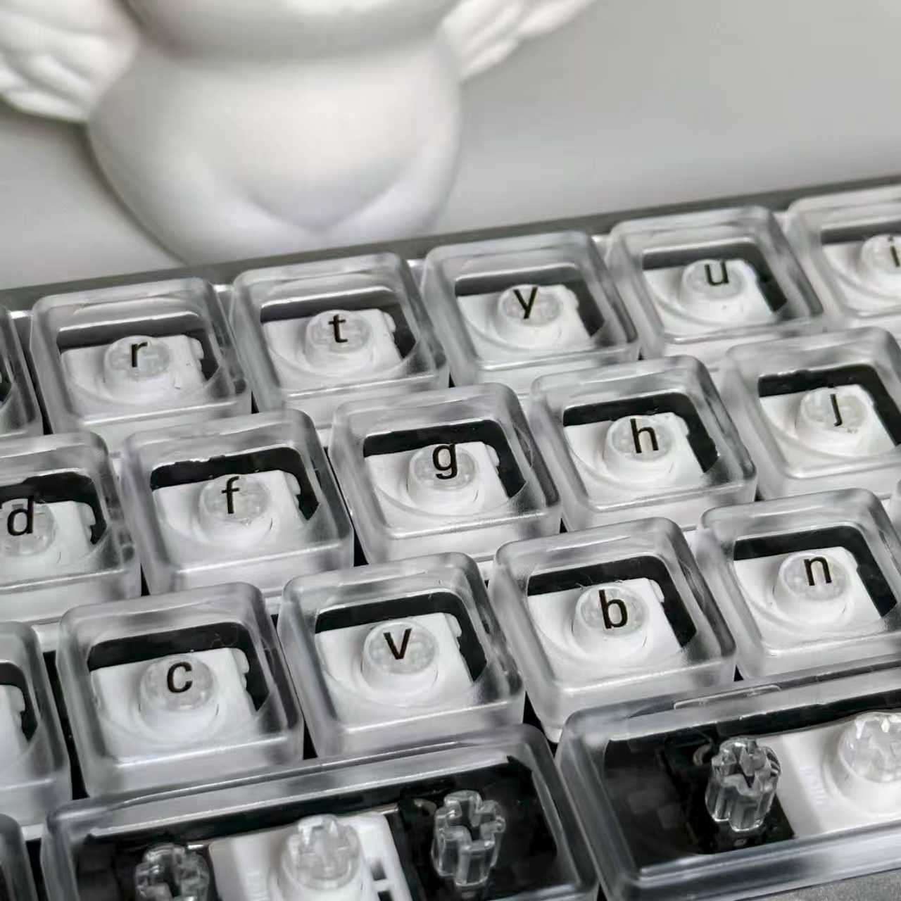 LCK Transparent 40% Low-Profile Keycap Set