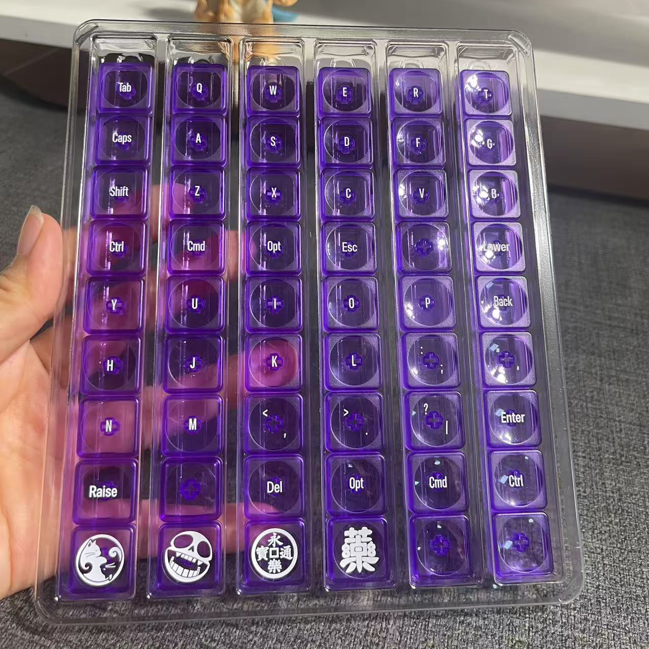 LCK-Cornix Transparent Keycap Set