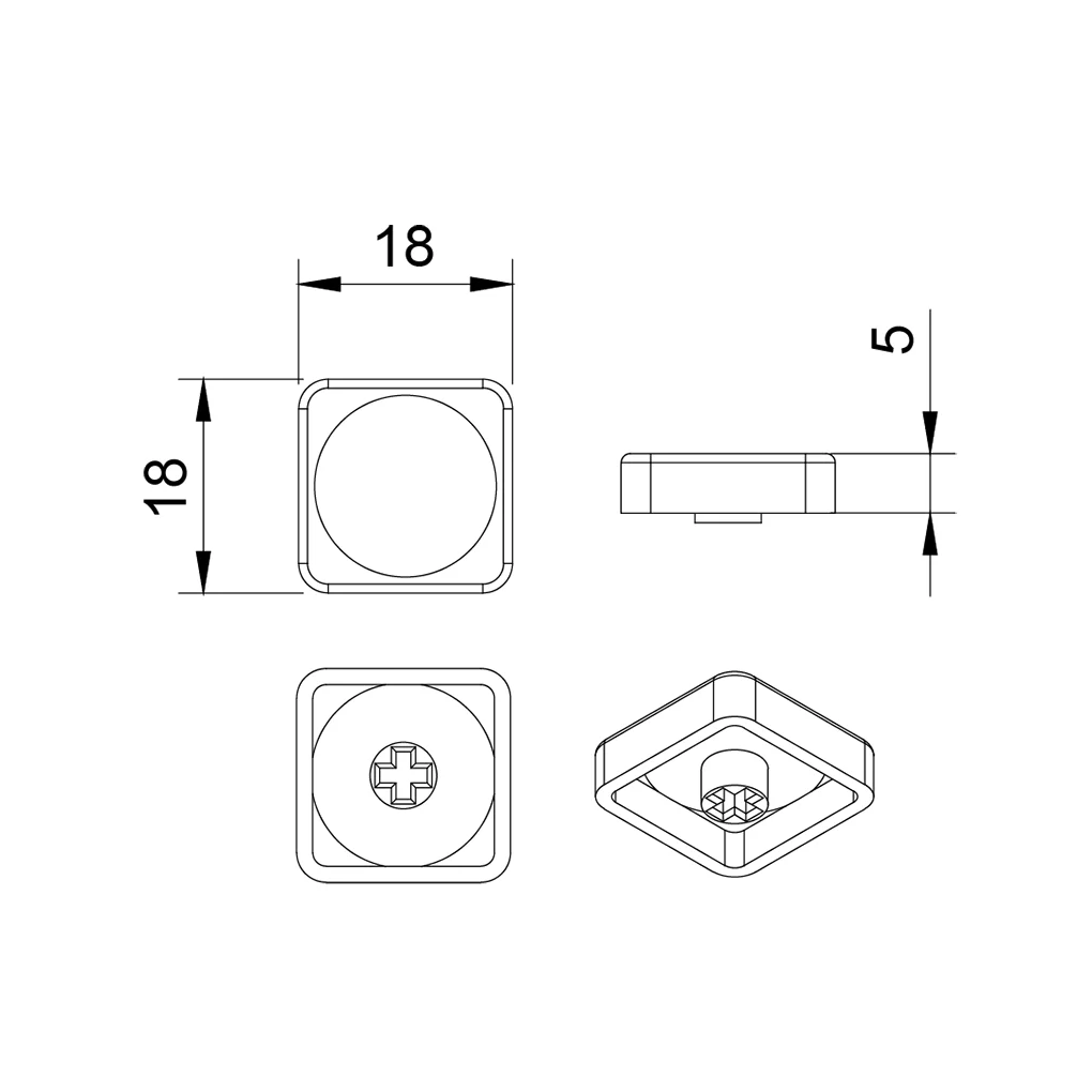 LCK Blank Keycaps