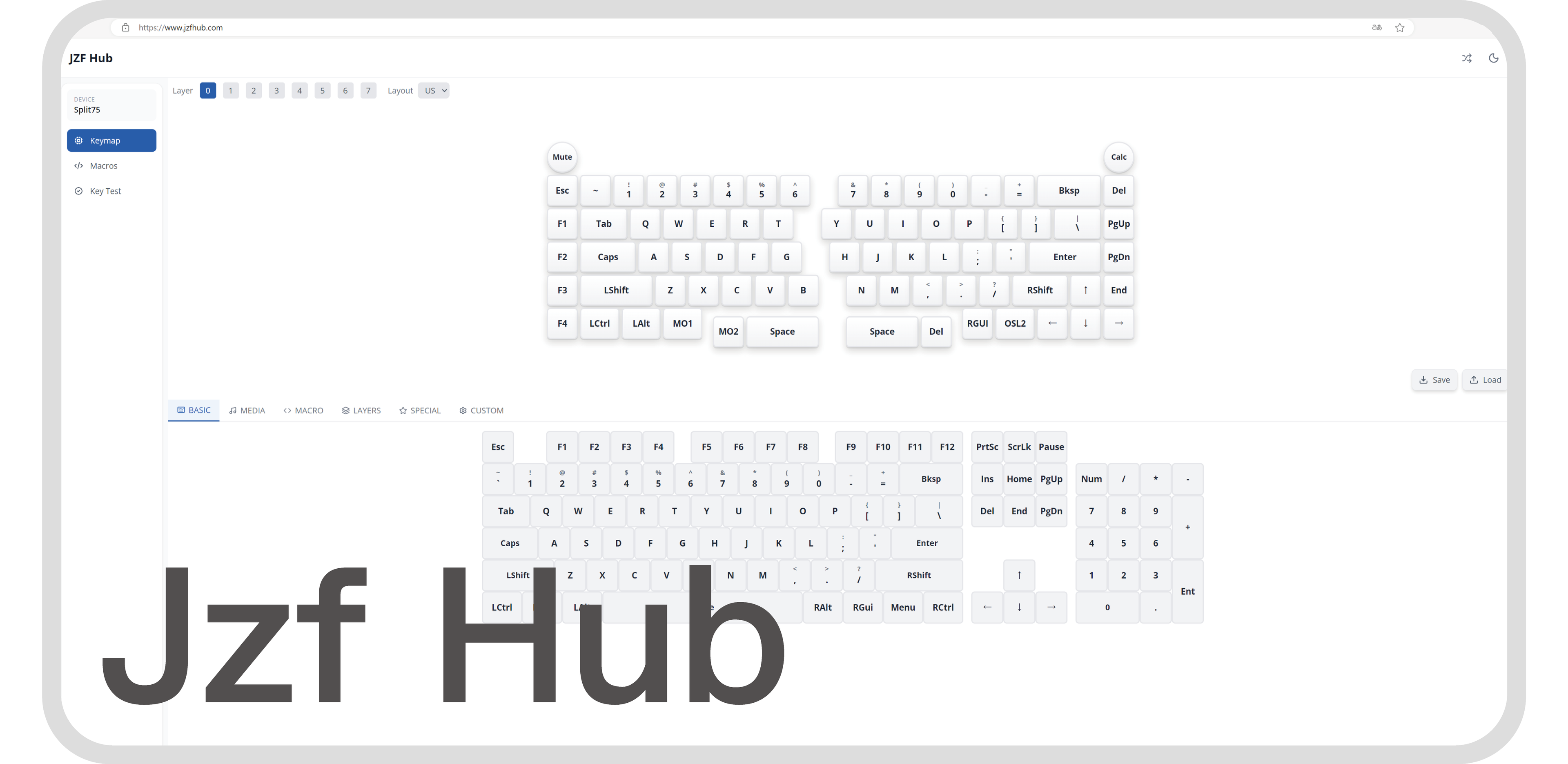 jiffy 75 Split Ergonomic Keyboard